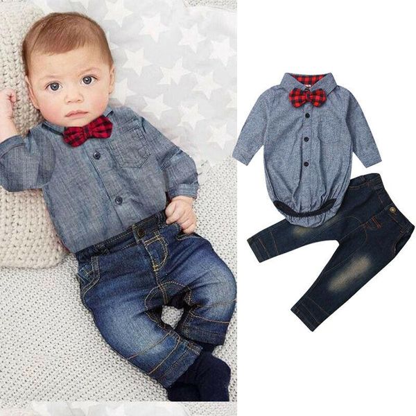 clothing sets 2021 born baby clothes toddler boy wedding party prom shirt romper denim pants 2pcs suit formal outfit gentleman, White
clothing sets 2021 born baby clothes toddler boy wedding party prom shirt romper denim pants 2pcs suit formal outfit gentleman, White