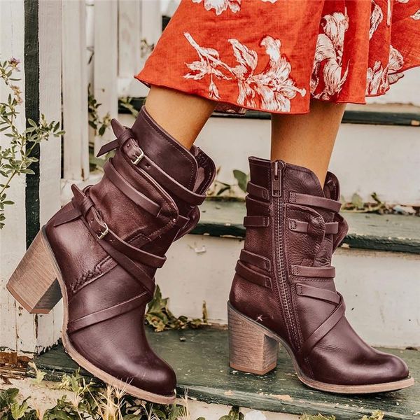 boots retro women leather shoes for winter square heels boot woman casual spring botas mujer female ankle ladies #40, Black
boots retro women leather shoes for winter square heels boot woman casual spring botas mujer female ankle ladies #40, Black