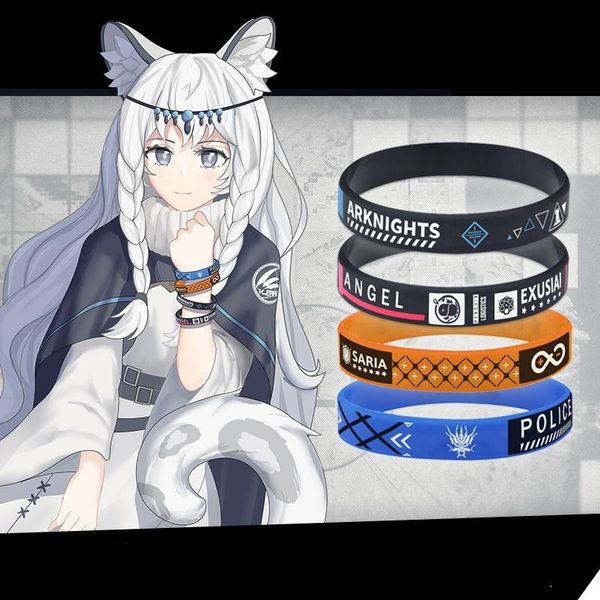 bangle women bracelet arknights bracelets man anime rhodes island bangles ladies silicone jewellery hand made couples fashion pulseras, Black
bangle women bracelet arknights bracelets man anime rhodes island bangles ladies silicone jewellery hand made couples fashion pulseras, Black