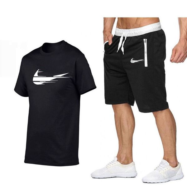 2021 men fashion 2 pcs suitshort sleeve 100% cotton t-shirt shorts sets male sportswear tracksuit summer sportsuit plus size s-xxl, Gray
2021 men fashion 2 pcs suitshort sleeve 100% cotton t-shirt shorts sets male sportswear tracksuit summer sportsuit plus size s-xxl, Gray