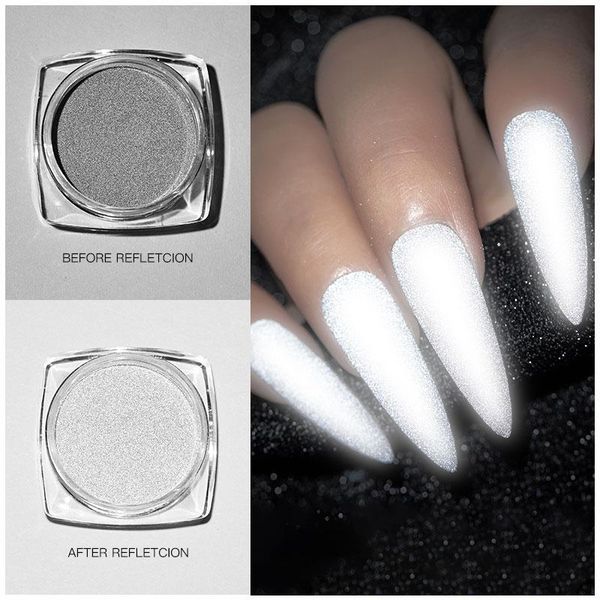 nail glitter 1 box reflective powder shiny dust glow in the dark for sparkling pigment fluorescent art decorations, Silver;gold
nail glitter 1 box reflective powder shiny dust glow in the dark for sparkling pigment fluorescent art decorations, Silver;gold