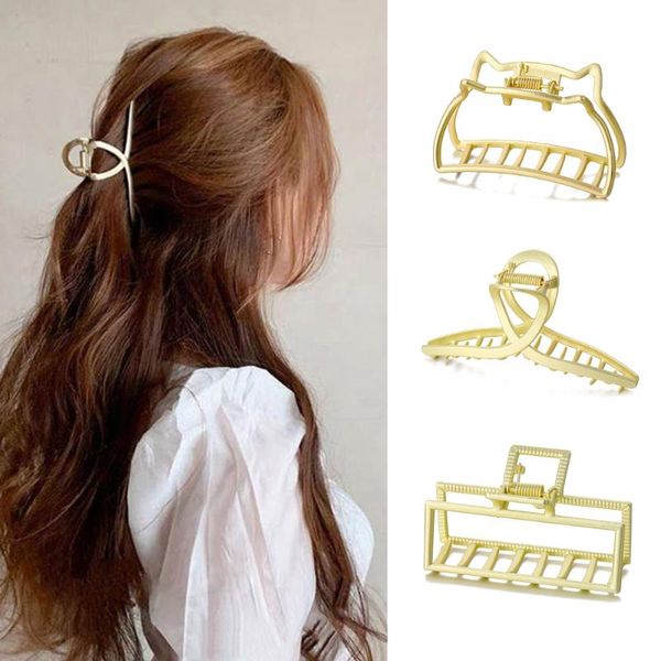 hair accessories 2021 women girls geometric claw clamps crab moon shape clip solid color hairpin, Slivery;white
hair accessories 2021 women girls geometric claw clamps crab moon shape clip solid color hairpin, Slivery;white
