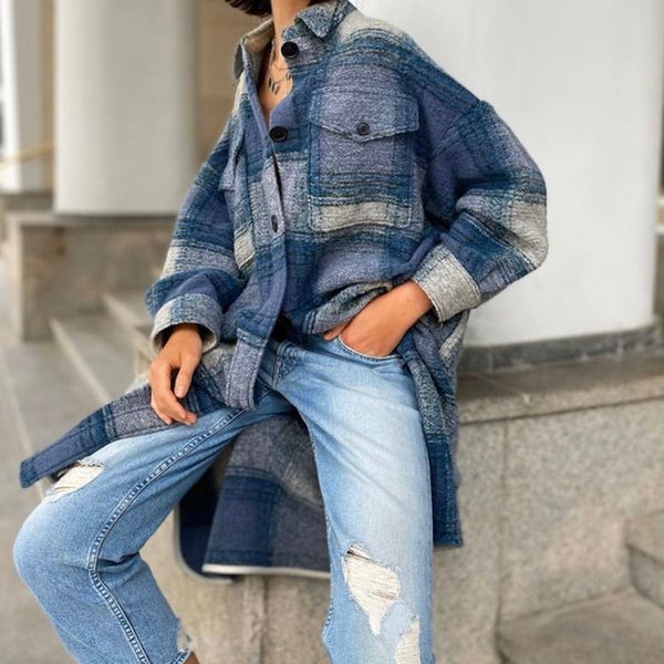 2021 new casaco l xadrez feminino manga comprida meados de comprimento cardigan outono e inverno nova moda solta turn-down colarinho jaqueta, Black
2021 new casaco l xadrez feminino manga comprida meados de comprimento cardigan outono e inverno nova moda solta turn-down colarinho jaqueta, Black