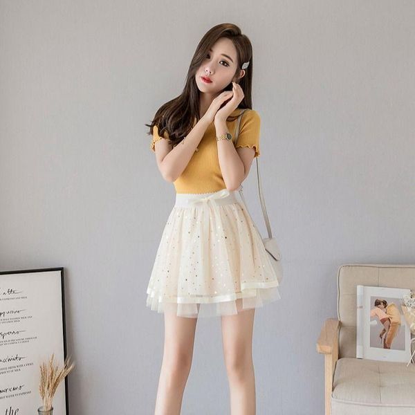 skirts net red star sky screen skirt girl temperament sequin high waist slim a-line women's summer 2021, Black
skirts net red star sky screen skirt girl temperament sequin high waist slim a-line women's summer 2021, Black