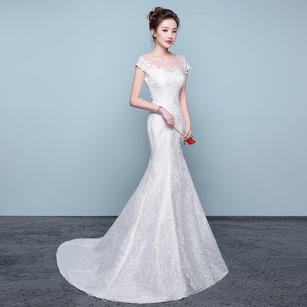 LD0814 Wedding dress Vestido de noiva New Arrival long Married white color Mermaid bandage Bridal Gown
LD0814 Wedding dress Vestido de noiva New Arrival long Married white color Mermaid bandage Bridal Gown