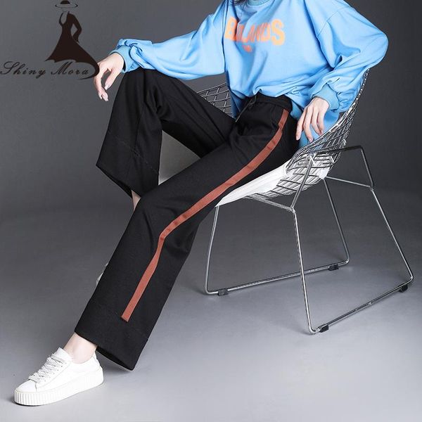 women's pants & capris shinymora fashion casual for women mid waist side striped spliced loose sweatpants wide leg big size trousers, Black;white
women's pants & capris shinymora fashion casual for women mid waist side striped spliced loose sweatpants wide leg big size trousers, Black;white