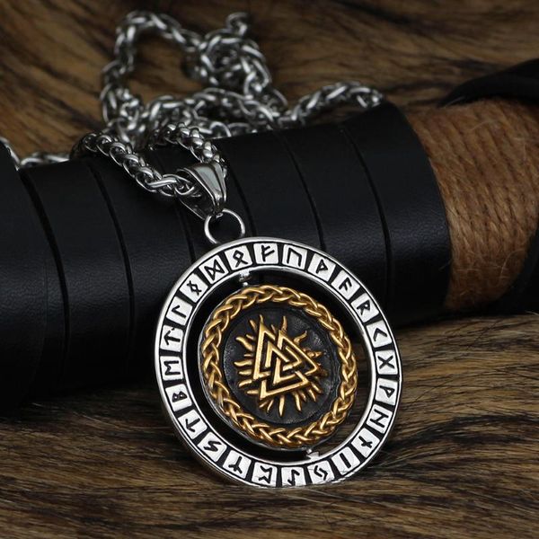 chains men viking vegvisir necklace stainless steel nordic valknut roating jewelry, Silver
chains men viking vegvisir necklace stainless steel nordic valknut roating jewelry, Silver