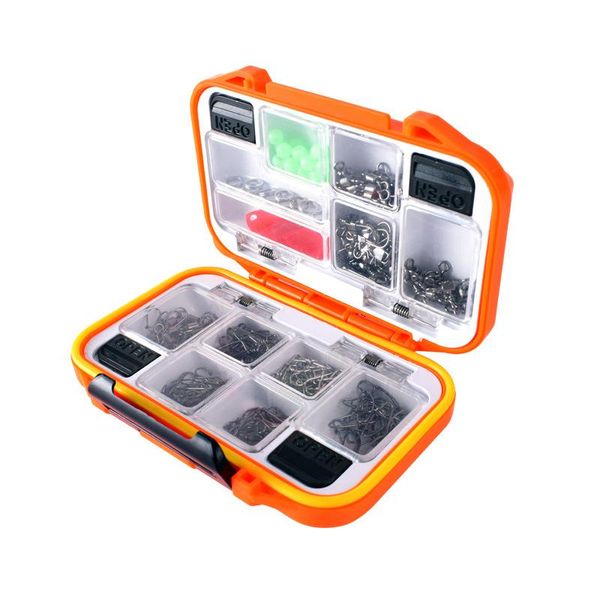 fishing accessories 191 piece/lot accessory 12 compartments ball bearing swivel solid tackle sea hooks waterproof boxes
fishing accessories 191 piece/lot accessory 12 compartments ball bearing swivel solid tackle sea hooks waterproof boxes