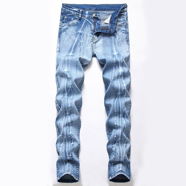 new large size light-colored jeans men's male slim trend straight distress beggar pants trousers vyjw, Blue
new large size light-colored jeans men's male slim trend straight distress beggar pants trousers vyjw, Blue