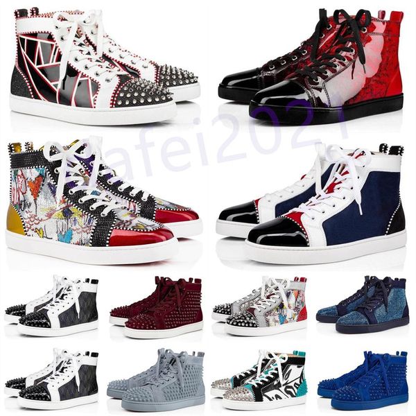 mens casual shoes women outdoor red bottoms shoe studded spikes loafers sneakers suede leather flats ttrainers jogging des chaussures a47, Black
mens casual shoes women outdoor red bottoms shoe studded spikes loafers sneakers suede leather flats ttrainers jogging des chaussures a47, Black