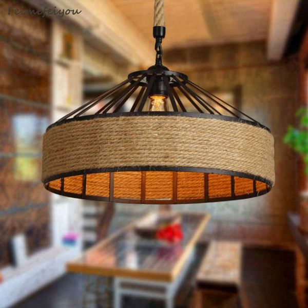 feimefeiyou american country rope chandelier retro industrial style personality creative restaurant net cafe bar table lamp
feimefeiyou american country rope chandelier retro industrial style personality creative restaurant net cafe bar table lamp