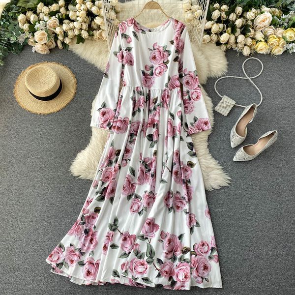 2021 bohemian floral printed loose women autumnn winter round neck long sleeve vintage vestidos fashion robe 59n0, Black;gray
2021 bohemian floral printed loose women autumnn winter round neck long sleeve vintage vestidos fashion robe 59n0, Black;gray