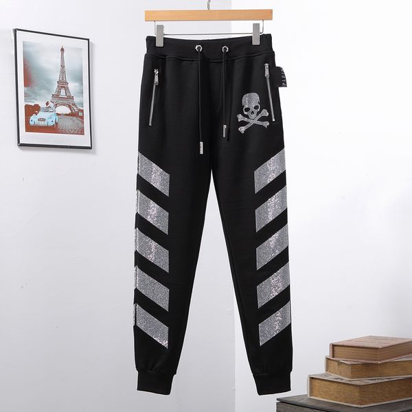 plein bear jogging trousers stones gothic mens womens pants sports luxury designers sweatpants drawstring joggers couple brand clothing 8418, Black
plein bear jogging trousers stones gothic mens womens pants sports luxury designers sweatpants drawstring joggers couple brand clothing 8418, Black