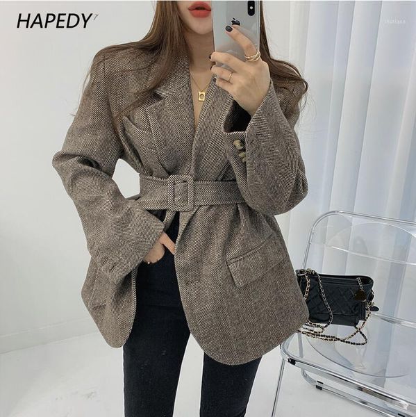 women's wool & blends women autumn winter coats with belt casual turn down collar long sleeve pocket outerwear female elegant office co, Black
women's wool & blends women autumn winter coats with belt casual turn down collar long sleeve pocket outerwear female elegant office co, Black