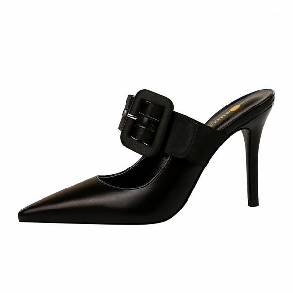 dress shoes bbzai summer 10cm thin heels party ladies woman sandals stage performance buckle pointed toe slingbacks pumps eur 34-42 43, Black
dress shoes bbzai summer 10cm thin heels party ladies woman sandals stage performance buckle pointed toe slingbacks pumps eur 34-42 43, Black