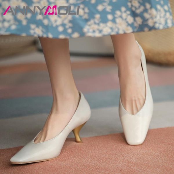 dress shoes annymoli genuine leather stiletto heels women mid heel pumps square toe shallow footwear office ladies apricot 33-40, Black
dress shoes annymoli genuine leather stiletto heels women mid heel pumps square toe shallow footwear office ladies apricot 33-40, Black