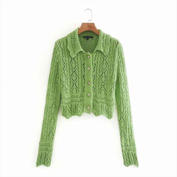 women casual summer green sweater chic lady fashion long sleeve single breasted knitted cardigans hollow out sweaters, White;black
women casual summer green sweater chic lady fashion long sleeve single breasted knitted cardigans hollow out sweaters, White;black
