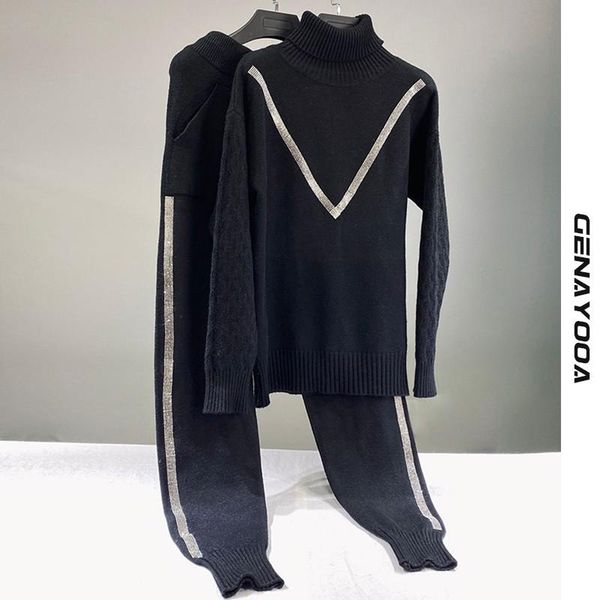 women's two piece pants genayooa winter set and causal 2 women knitted sweat tracksuits streetwear 2piece 2021, White
women's two piece pants genayooa winter set and causal 2 women knitted sweat tracksuits streetwear 2piece 2021, White