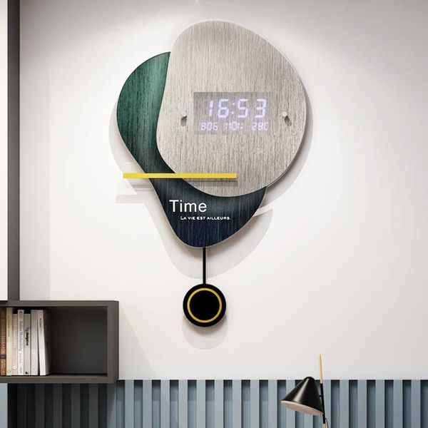 wall clocks minimalist luxury clock mechanism with pendulum digital electronic led modern design wandklok decoration
wall clocks minimalist luxury clock mechanism with pendulum digital electronic led modern design wandklok decoration