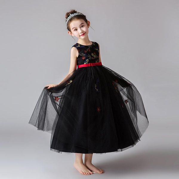 ethnic clothing black flower girl party birthday dinner embroidery long dress formal dance president vestido chino, Red
ethnic clothing black flower girl party birthday dinner embroidery long dress formal dance president vestido chino, Red
