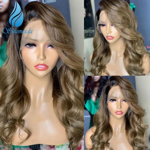 lace wigs shumeida 13x4 front human hair brazilian remy ombre brown wig for black women gluless pre plucked baby, Black;brown
lace wigs shumeida 13x4 front human hair brazilian remy ombre brown wig for black women gluless pre plucked baby, Black;brown