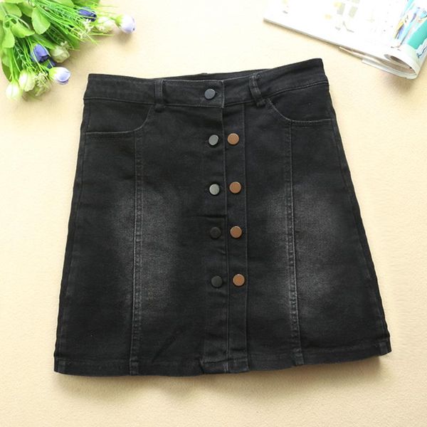 skirts spring autumn high waist womens pockets button mini jeans skirt female saias all-matched casual a-line denim, Black
skirts spring autumn high waist womens pockets button mini jeans skirt female saias all-matched casual a-line denim, Black