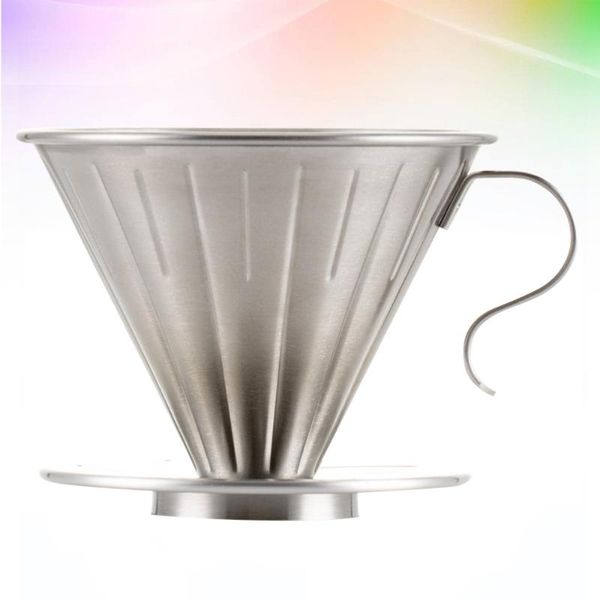 coffee filters stainless steel dripper cone drip filter cup permanent pour over maker with separate stand for 1-2 cups (si
coffee filters stainless steel dripper cone drip filter cup permanent pour over maker with separate stand for 1-2 cups (si