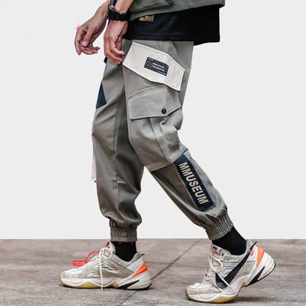 men's pants fashion joggers men 2021 spring autumn hip hop harem color block pockets cargo trousers male urban streetwear, Black
men's pants fashion joggers men 2021 spring autumn hip hop harem color block pockets cargo trousers male urban streetwear, Black