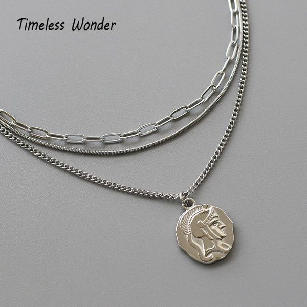 chokers timeless wonder titanium triple layer coin knight chains necklace women stainless steel jewelry gothic punk ins trendy 7027, Golden;silver
chokers timeless wonder titanium triple layer coin knight chains necklace women stainless steel jewelry gothic punk ins trendy 7027, Golden;silver