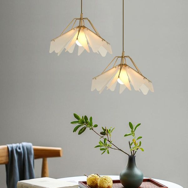 pendant lamps nordic creative personality bedside lamp simple bar restauran luxury copper lights