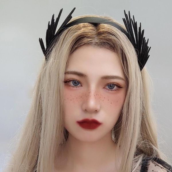 neck ties arrival women's halloween elven black butterfly tass hairbands party gothic girl's winged headband headwear hair accessori, Blue;purple
neck ties arrival women's halloween elven black butterfly tass hairbands party gothic girl's winged headband headwear hair accessori, Blue;purple