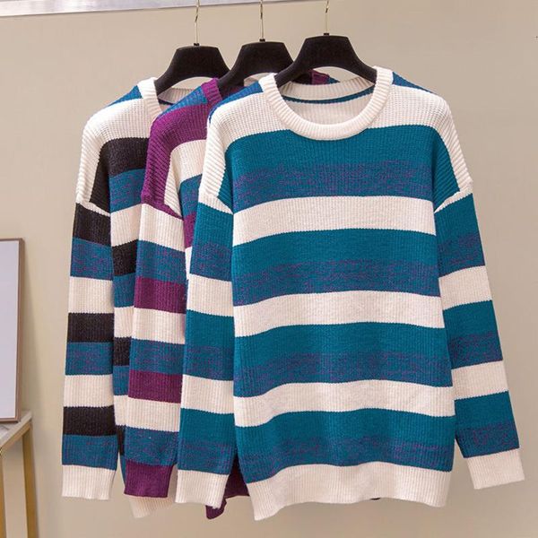 plus size t-shirt nkandby multicolor striped pullovers sweaters 2011 fall winter loose curv chunky warm knitted jummpers large knitwear, Black
plus size t-shirt nkandby multicolor striped pullovers sweaters 2011 fall winter loose curv chunky warm knitted jummpers large knitwear, Black