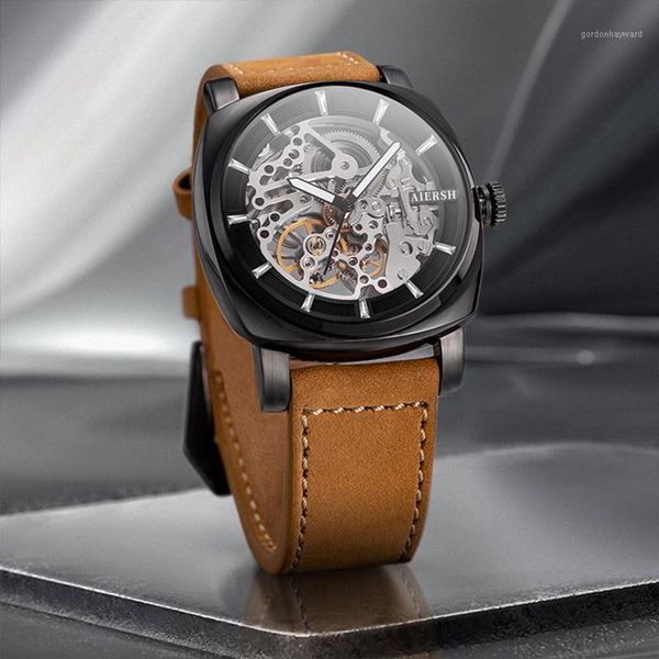 wristwatches luxury automatic mechanical men's high-end brand 50m waterproof synthetic sapphire glass watch orologio automatico uomo, Slivery;brown
wristwatches luxury automatic mechanical men's high-end brand 50m waterproof synthetic sapphire glass watch orologio automatico uomo, Slivery;brown