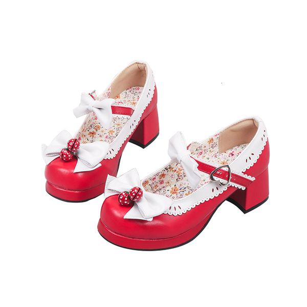 mid chunky heel lolita strawberry double bowknot bell cotton soft japanese bow kawaii womanly shoes anime cosplay tea loli party mt10, Black
mid chunky heel lolita strawberry double bowknot bell cotton soft japanese bow kawaii womanly shoes anime cosplay tea loli party mt10, Black