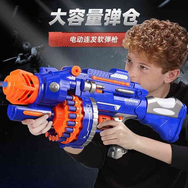 children's electric serial toy soft bullet pistol simulation gatling machine gun little boys' heat
children's electric serial toy soft bullet pistol simulation gatling machine gun little boys' heat