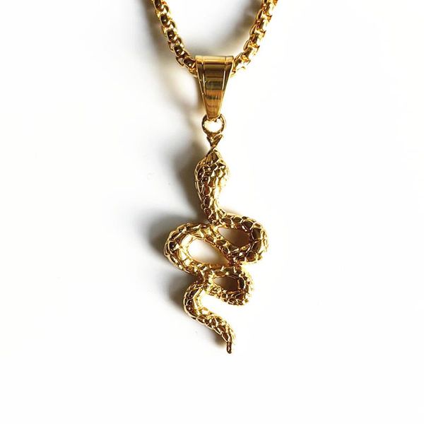 pendant necklaces gold color snake necklace stainless steel for women men bijoux femme fashion goth jewelry christmas gift, Silver
pendant necklaces gold color snake necklace stainless steel for women men bijoux femme fashion goth jewelry christmas gift, Silver