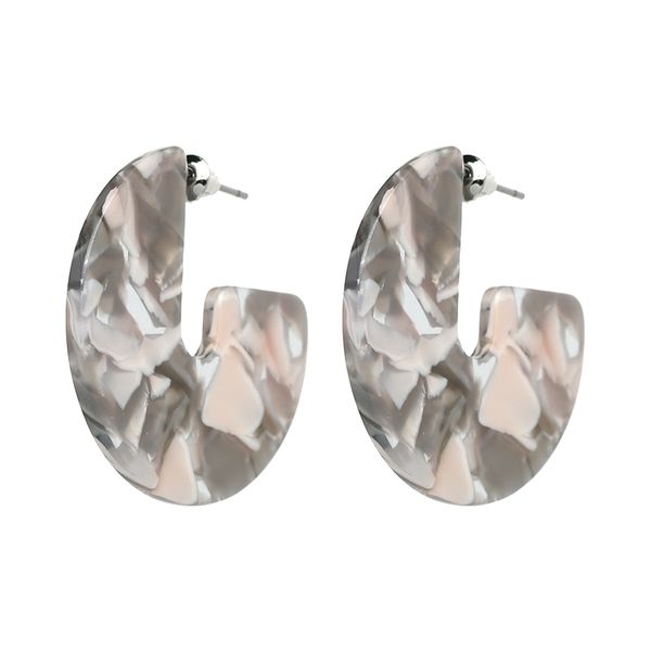 fashion round big statement earrings for women resin geometric earrings accessories party jewelry, Silver
fashion round big statement earrings for women resin geometric earrings accessories party jewelry, Silver