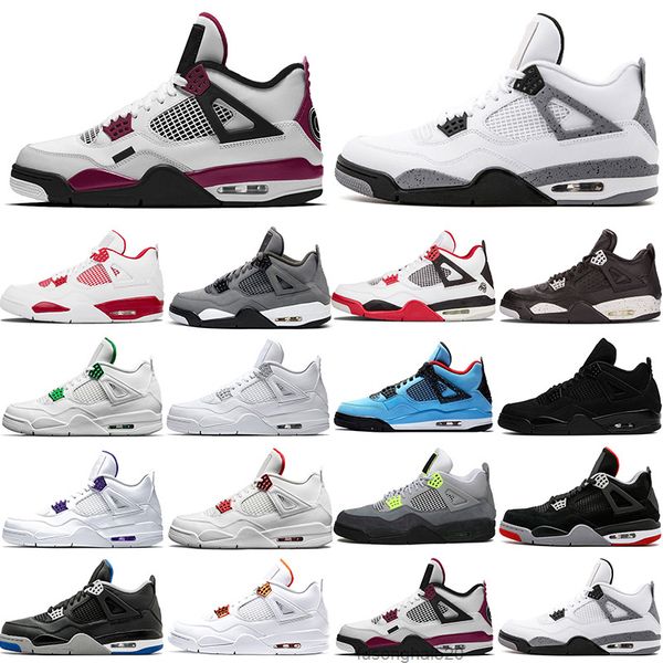 2023 wholesale men's 4s basketball shoes 4 mens neon black cat orange metallic oreo court purple pine green university red white cement
2023 wholesale men's 4s basketball shoes 4 mens neon black cat orange metallic oreo court purple pine green university red white cement