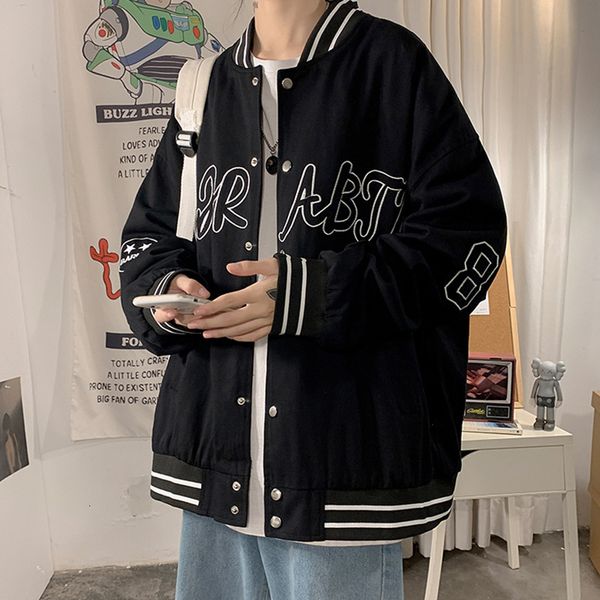 korean version baseball men's autumn trend casual and versatile ruffian coat inschao brand student long sleeve sports jacket, Black;brown
korean version baseball men's autumn trend casual and versatile ruffian coat inschao brand student long sleeve sports jacket, Black;brown