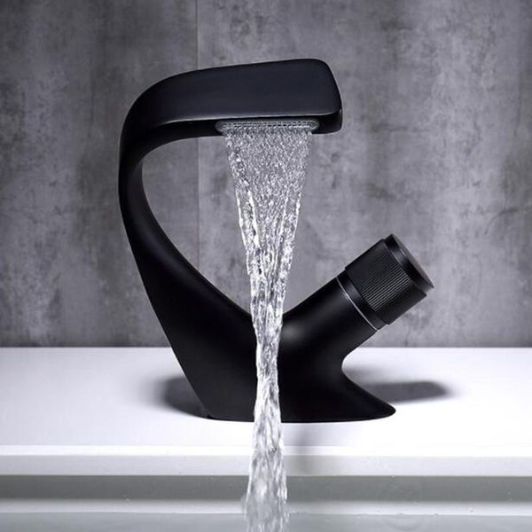 bathroom sink faucets arrival total brass black mordern cold basin faucet toilet waterfall tap 
bathroom sink faucets arrival total brass black mordern cold basin faucet toilet waterfall tap