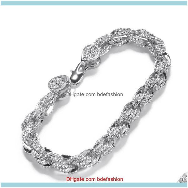 link, bracelets jewelryhip hop iced out twisted rope chain bracelet for men rosegold sier gold plated hiphop rock style pulseiras femininas, Black
link, bracelets jewelryhip hop iced out twisted rope chain bracelet for men rosegold sier gold plated hiphop rock style pulseiras femininas, Black