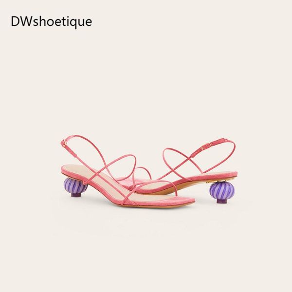 dress shoes summer strap women sandals suede leather strange heel buckle, Black
dress shoes summer strap women sandals suede leather strange heel buckle, Black
