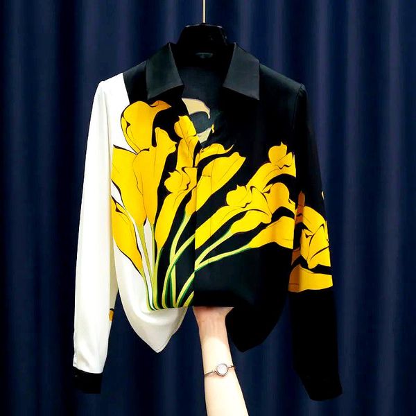 women's blouses & shirts elegance office ladies autumn spring blouse and shirt women vintage printed nice ls069, White
women's blouses & shirts elegance office ladies autumn spring blouse and shirt women vintage printed nice ls069, White