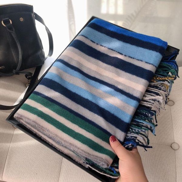 scarves 1pcs winter warm striped print scarf tassel pashmina line cashmere wrap, Blue;gray
scarves 1pcs winter warm striped print scarf tassel pashmina line cashmere wrap, Blue;gray