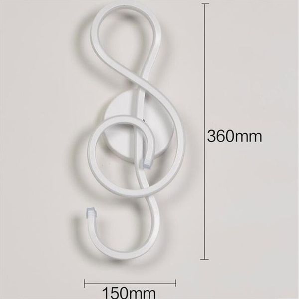 wall lamp 20w led light sconce fashion modern 85-265v music symbol styles
wall lamp 20w led light sconce fashion modern 85-265v music symbol styles