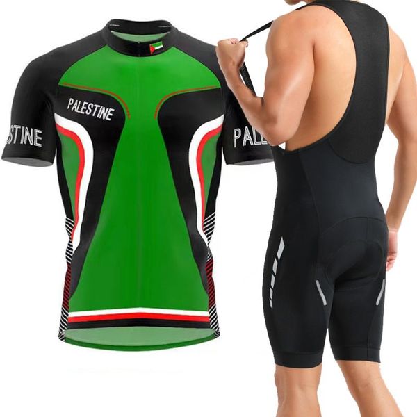 racing sets summer palestine national flag cycling jersey man bike clothing wear bib shorts gel pad, Black;blue
racing sets summer palestine national flag cycling jersey man bike clothing wear bib shorts gel pad, Black;blue