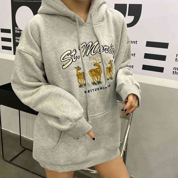 women's hoodies & sweatshirts unuth girls oversize embroidery hoodies spring-fall fashion ladies loose pullovers of vintage female cott, Black
women's hoodies & sweatshirts unuth girls oversize embroidery hoodies spring-fall fashion ladies loose pullovers of vintage female cott, Black