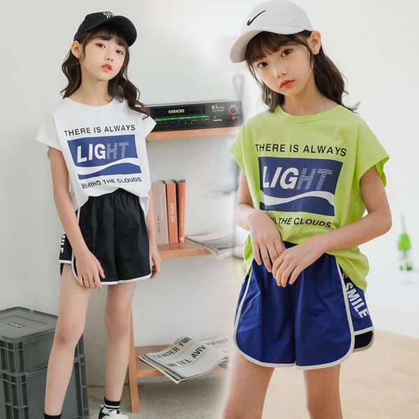new girls' summer baseball 2020 two piece middle school children's sport hip hop loose suit, White
new girls' summer baseball 2020 two piece middle school children's sport hip hop loose suit, White