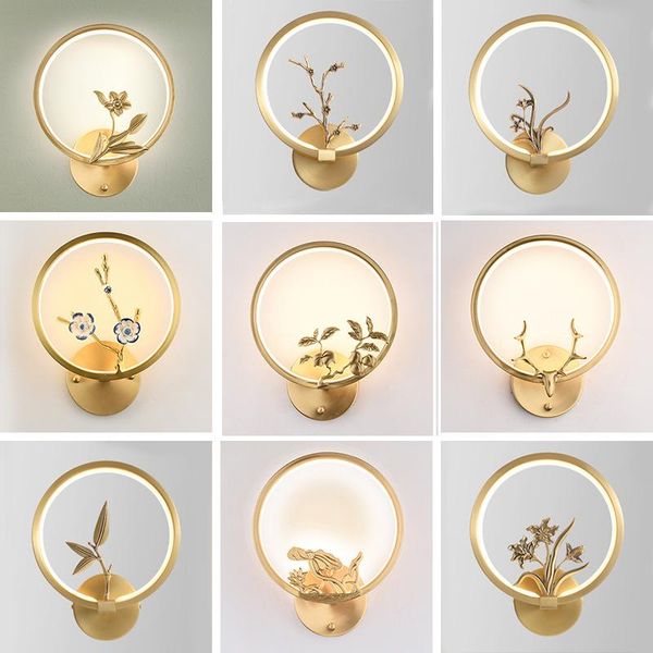 wall lamp copper chinese bedroom bedside circular zen pure living room background corridor
wall lamp copper chinese bedroom bedside circular zen pure living room background corridor