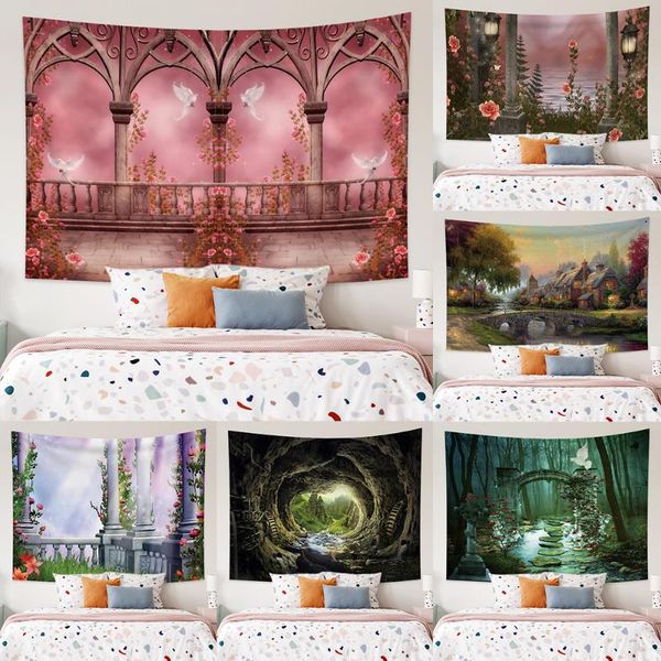 tapestries fairy tale landscape tapestry wall hanging bohemian decoration beach mat polyester thin blanket yoga shawl
tapestries fairy tale landscape tapestry wall hanging bohemian decoration beach mat polyester thin blanket yoga shawl